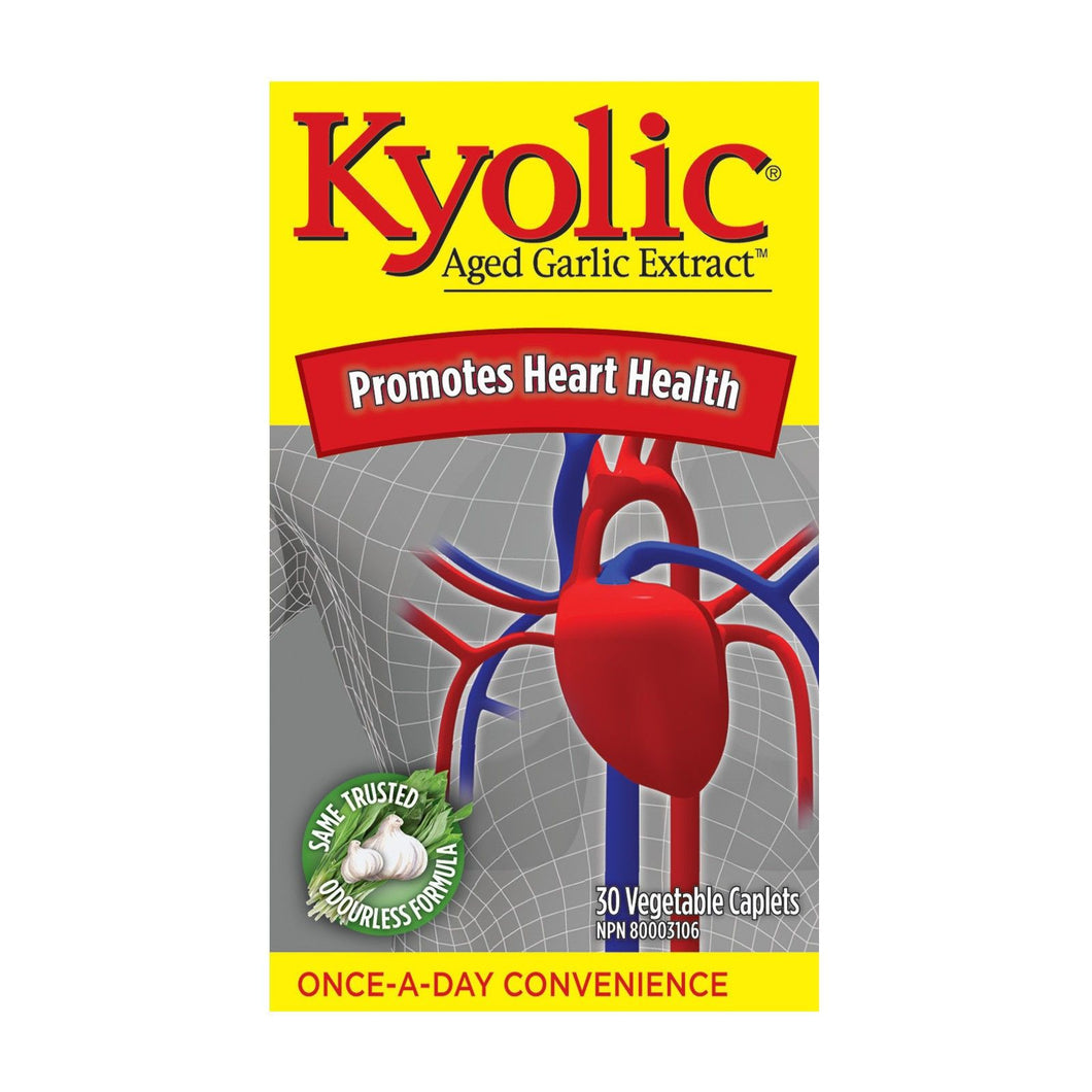 Extrait d’ail vieille favorise la santé du coeur - Kyolic