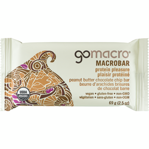 Macrobar au beurre d'arachide et chocolat - Gomacro