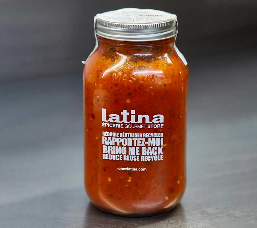 Sauce tomate au basilic latina