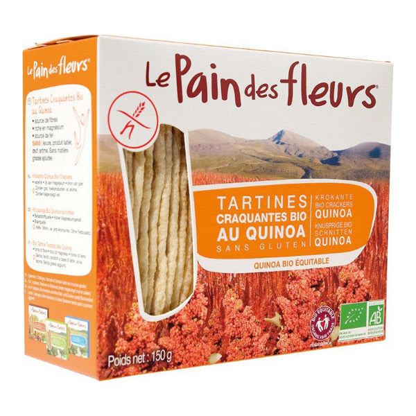 Tartines bio craquantes au quinoa - Le Pain Des Fleurs