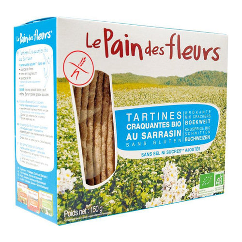Tartines bio craquantes au sarrasin sans gluten - Le Pain Des Fleurs