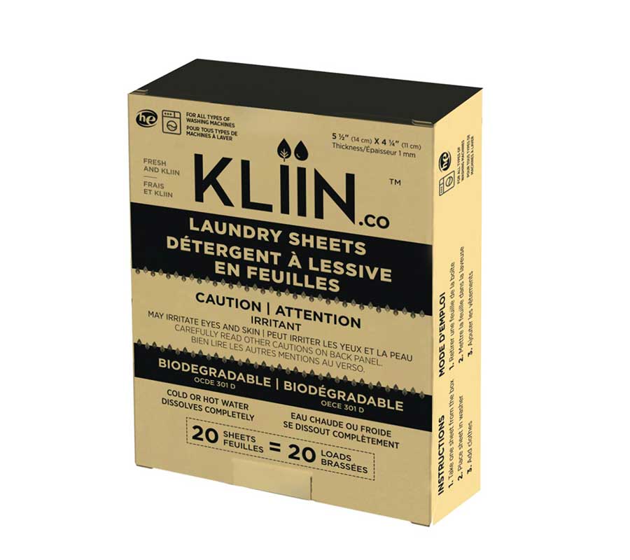 Détergent à lessive en feuilles kliin