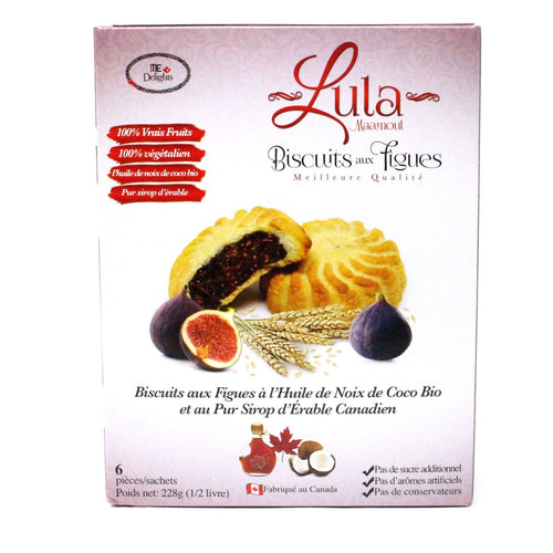 Biscuits aux figues et à l’huile de coco bio - Lula