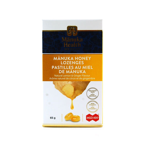 Pastilles au miel de manuka (citron gingembre) - Manuka Health