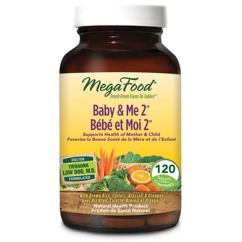 Multivitamines bébé et moi au riz brun,carottes et brocoli - MegaFood