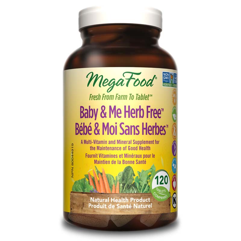 Multivitamines bébé et moi sans herbes - MegaFood