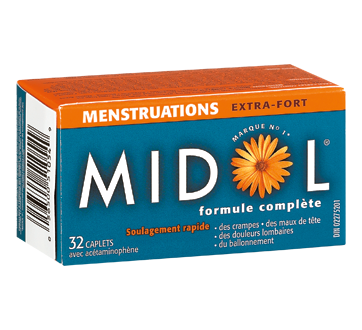 Midol extra fort, soulagement des douleurs menstruelles - Midrol
