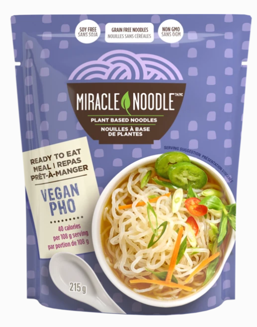 Repas Pret  Vegan Pho Miracle Noodle