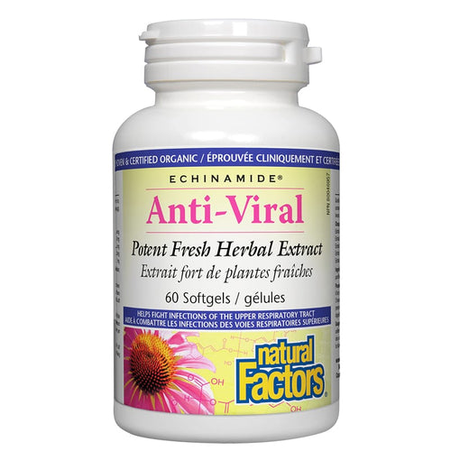Natural Factors Anti-Viral - Gélules (à base d’Extrait fort de plantes fraîches) - Natural Factors