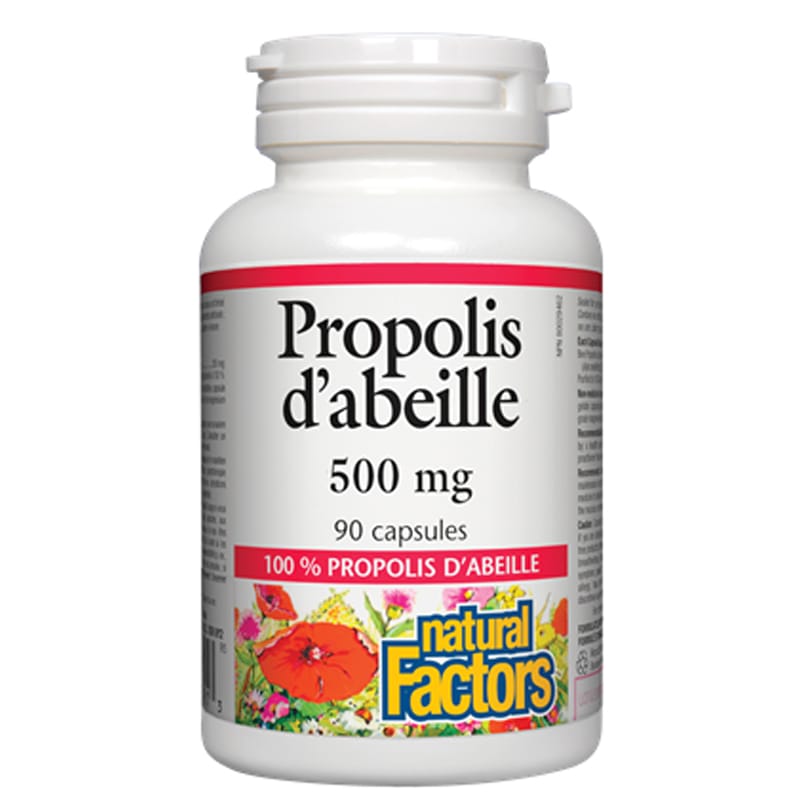 Natural Factors - Propolis d’abeille (500mg) - Natural Factors