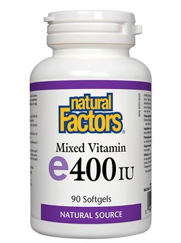 Vitamine mixte e400 UI - Natural Factors