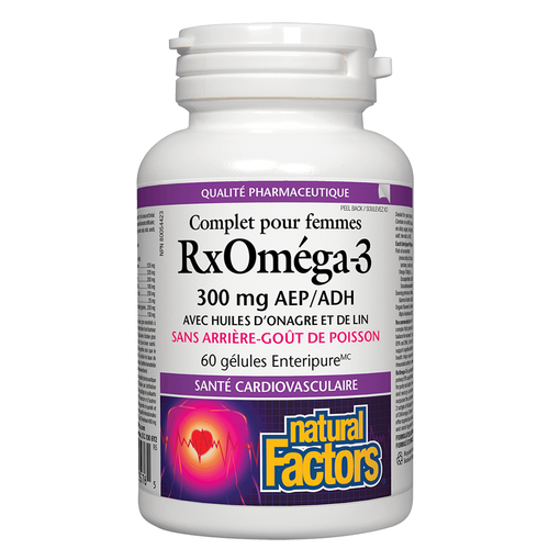 RxOméga-3 Complet pour femmes - Natural Factors