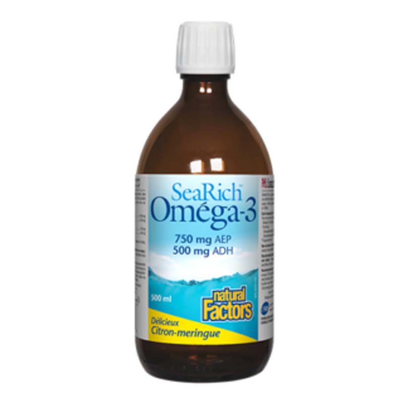 SeaRich Oméga-3 - Saveur citron-meringue - Natural Factors