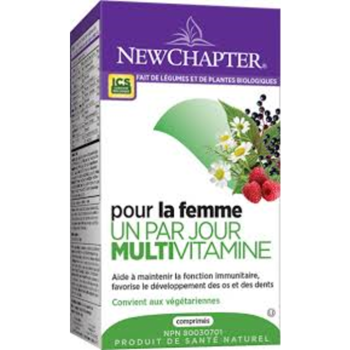Multivitamines fermenté et végétarienne pour femmes - New Chapter