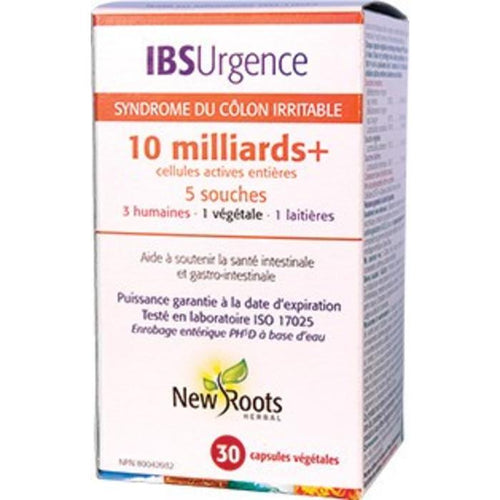 IBS urgence probiotique 10 milliards pour personnes atteintes du syndrôme du colon irritable - New Roots Herbal