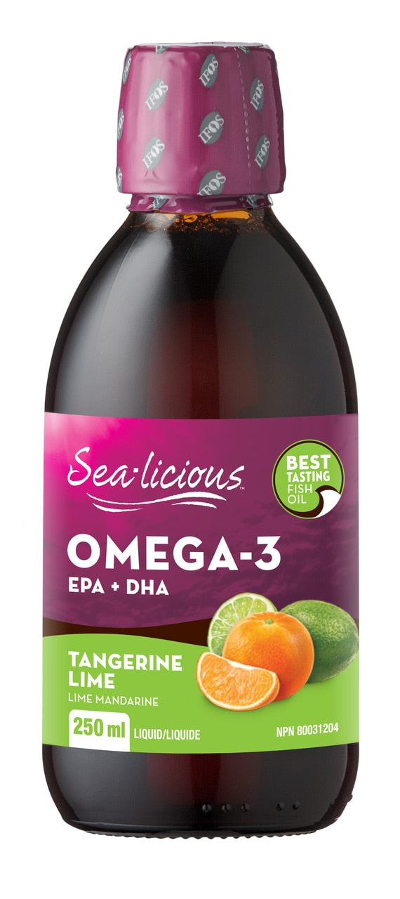 Oméga-3 AEP + ADH - Saveur tangerine lime - Sea-licious