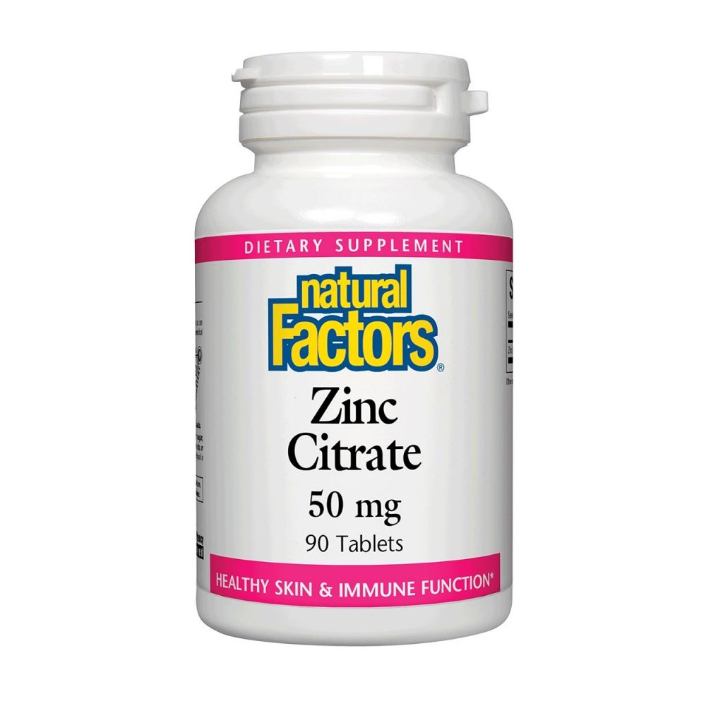 Zinc Citrate 50 mg - Natural Factors