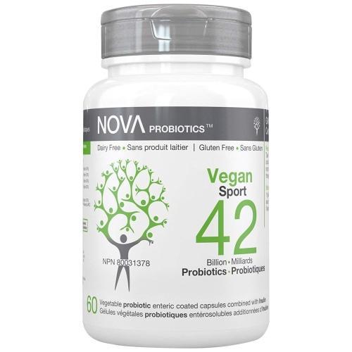 Probiotique vegan sport, 42 milliards - Nova probiotics