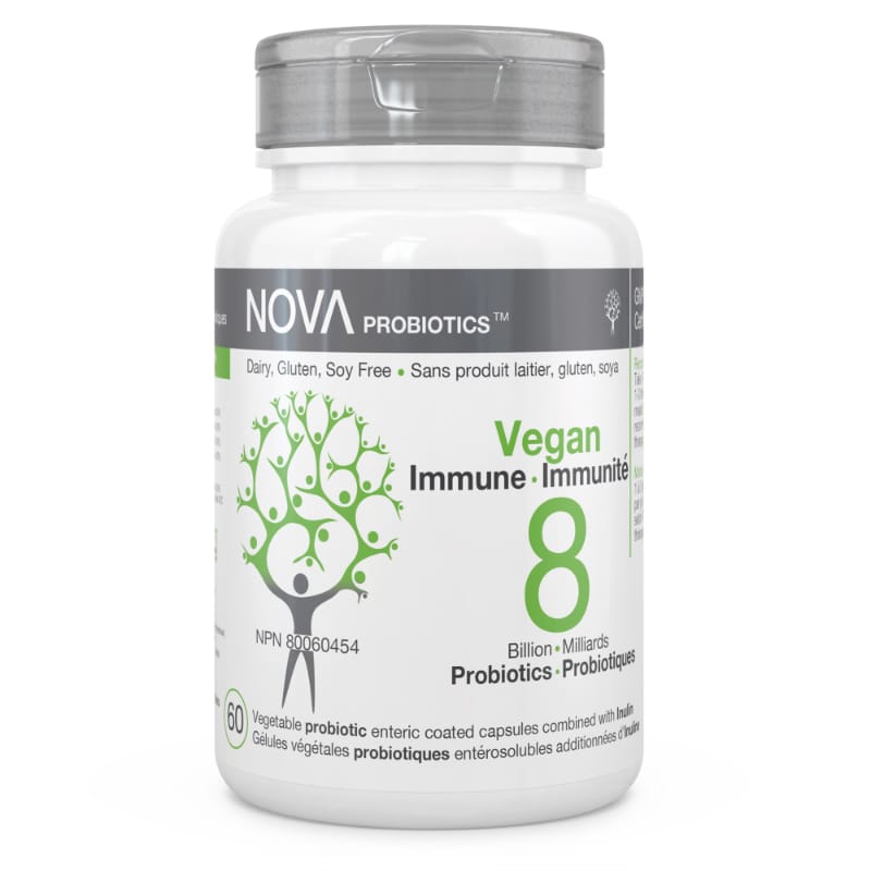 Probiotique vegan immunité 8 milliards - Nova Probiotics