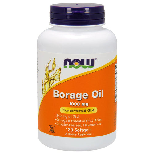 Huile de bourrache 1000 mg - Now Foods