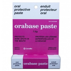 Enduit protecteur oral, protège les lésions superficielles de la bouche - Orabase paste