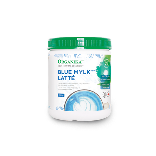 Blue Mylk Latte - Lait de coco avec pois bleu et spiruline en poudre - Organika