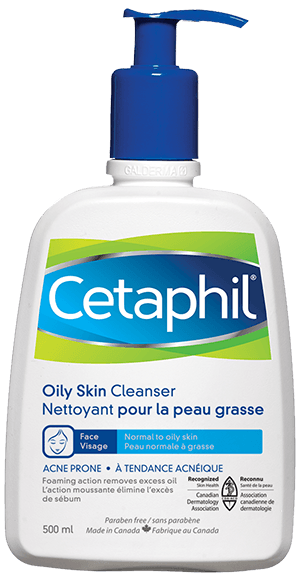 Nettoyant pour la peau grasse à tendance acnéique (peau normale à grasse) - Cetaphil