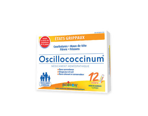Oscillococcinum - Médicament contre la grippe (courbatures, maix de têtes, fièvre, frissons) - Boiron