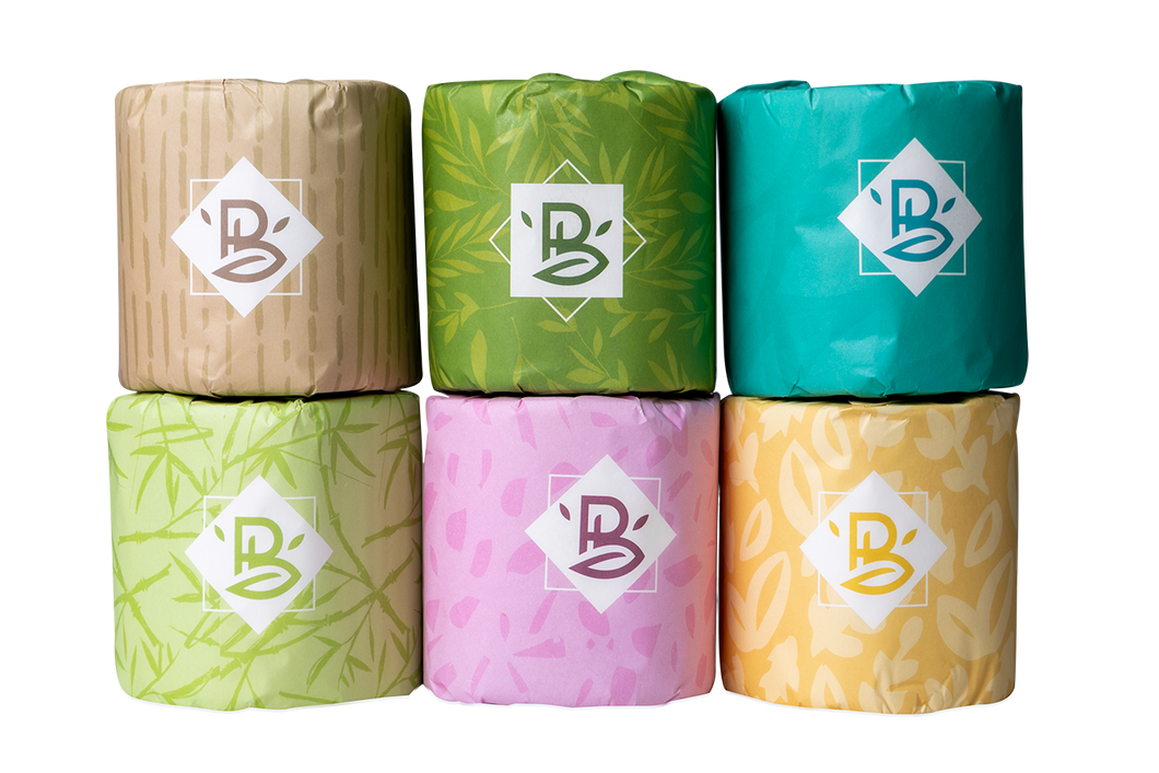 Rouleaux papier hygiénique bambou