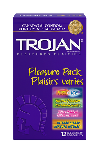 Préservatifs aux plaisirs variés en latex - Trojan
