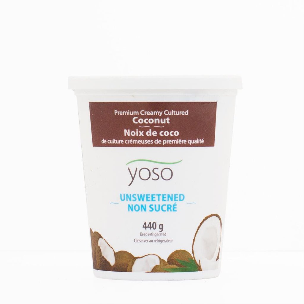 Yogourt vegan sans sucre à la noix de coco - Yoso