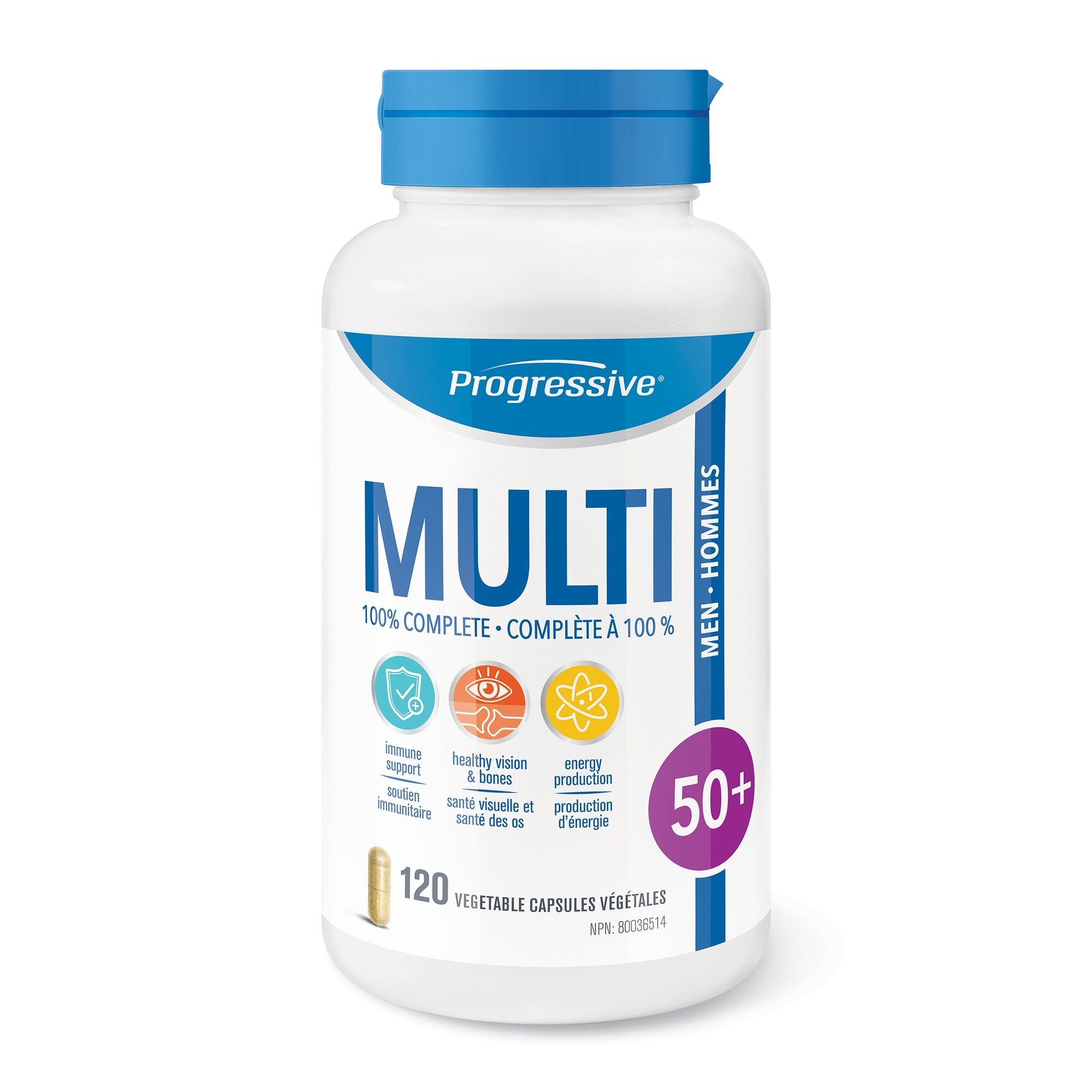 Mutltivitamine homme 50+ - Progressive