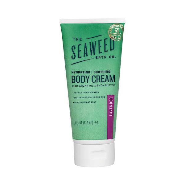 The Seaweed Bath Co, crème pour le corps à l'huile d'argan et beurre de karité, lavande - The Seaweed Bath Co