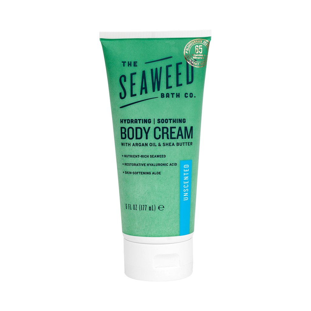 The Seaweed Bath Co, crème pour le corps à l'huile d'argan et beurre de karité, sans parfum - The Seaweed Bath Co