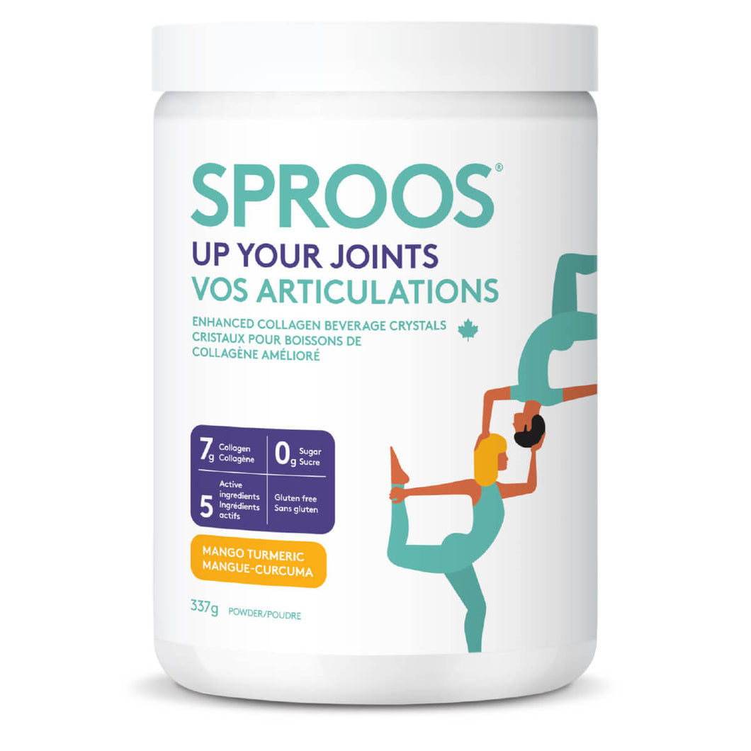 Sproos, cristaux de collagène amélioré pour boissons pour articulations - Sproos