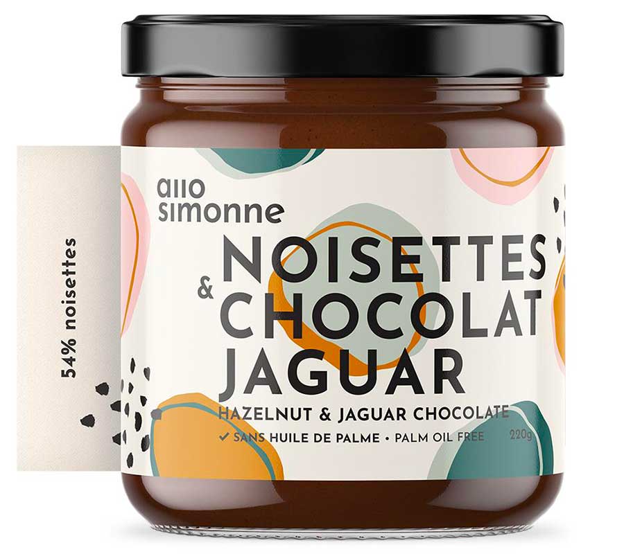 Tartinade noisettes & chocolat jaguar