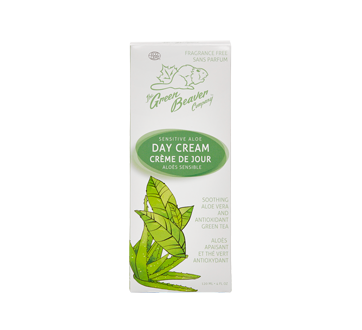 Crème de jour à l’aloès apaisant et thé vert - The Green Beaver Company