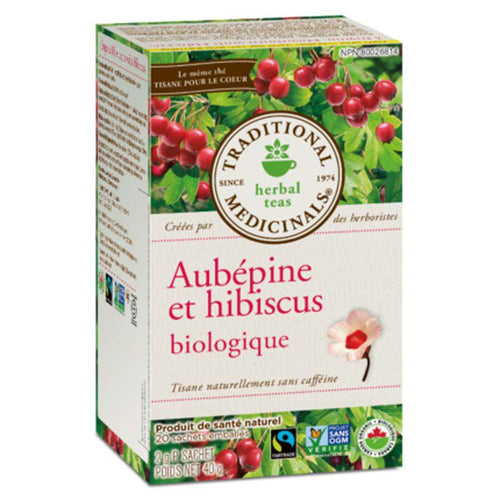 Tisane d’aubépine et hibiscus bio - Traditional medicinals