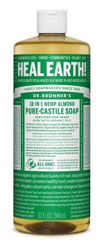 Savon de Castille Pur Liquide - Amande - Dr. Bronner's