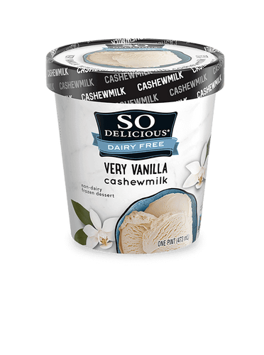 Dessert glacé à base de cajou (sans gluten sans produits laitiers) - simplement vanille - So Delicious