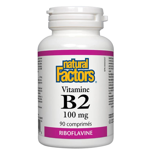 Vitamine B2 100 mg - Natural Factors
