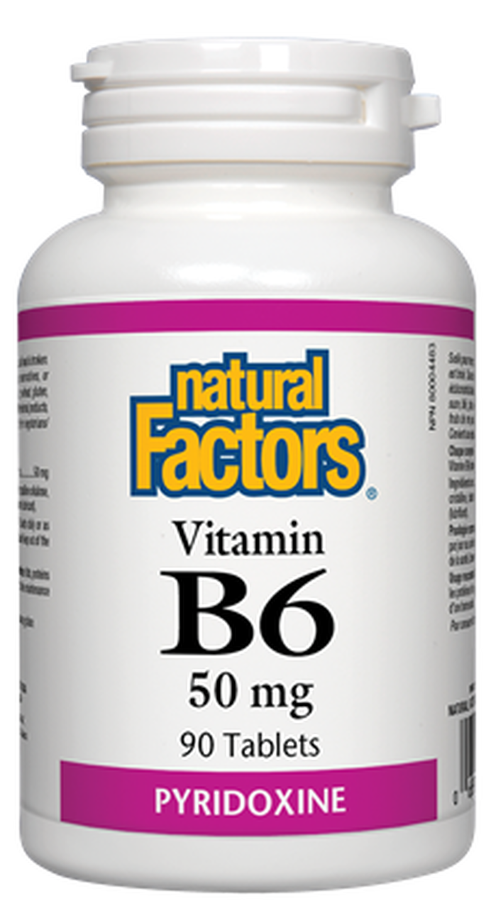 Vitamine B6 50 mg - Natural Factors