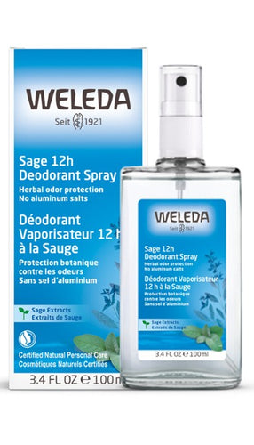 Déodorant vaporisateur 12h à la sauge - Weleda