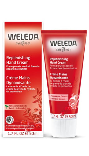 Crème à mains dynamisante - saveur grenade - Weleda