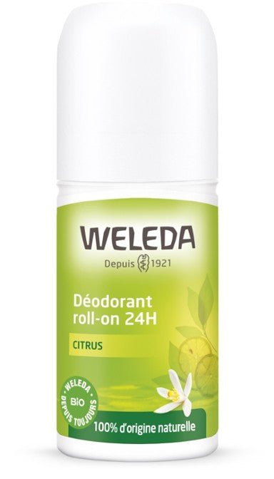 Déodorant naturel à bille au citrus - Weleda